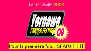 Visuel du Festival Yernawe Rock 2009 (JPEG)