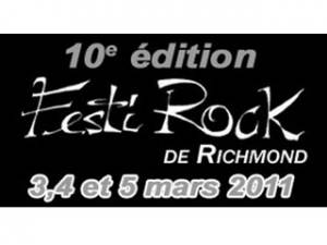 Le concours Festi Rock de Richmond se droulera du 3 au 5 mars 2011 (JPEG)